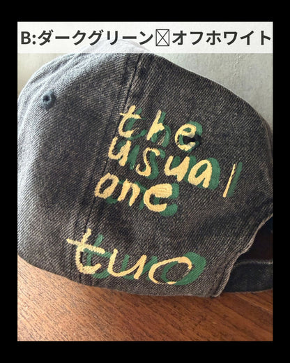 【9月限定】ウォッシュブラック　tuo オリジナルロゴキャップ